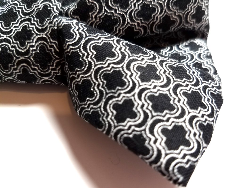 Charcoal Black Bow Tie MT102